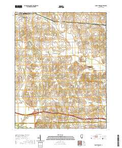 Burnt Prairie 2021 topographic map thumbnail