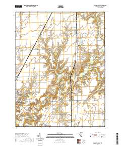 Carlinville East 2021 topographic map thumbnail