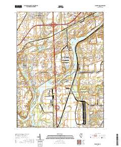 Channahon 2021 topographic map thumbnail