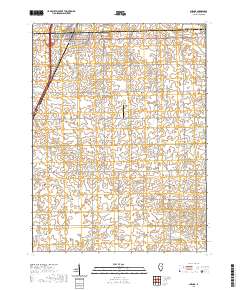 Chenoa 2021 topographic map thumbnail