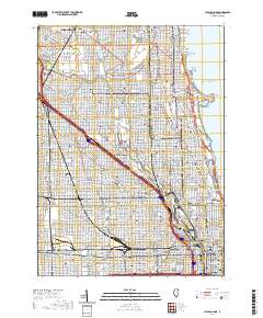 Chicago Loop 2021 topographic map thumbnail