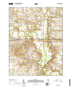 Clay City 2021 topographic map thumbnail