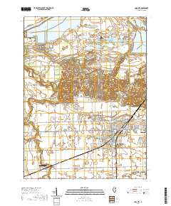 Coal City 2021 topographic map thumbnail