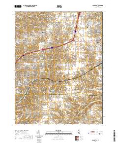 Collinsville 2021 topographic map thumbnail
