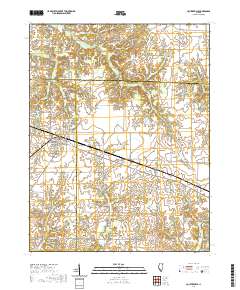 Coulterville 2021 topographic map thumbnail