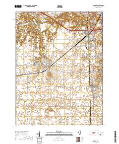 Danville SW 2021 topographic map thumbnail