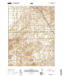 Delavan South 2021 topographic map thumbnail
