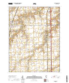 Divernon 2021 topographic map thumbnail