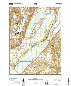 Duck Island 2021 topographic map thumbnail