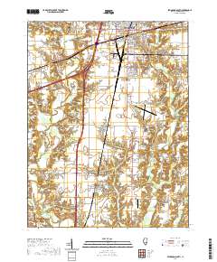 Effingham South 2021 topographic map thumbnail