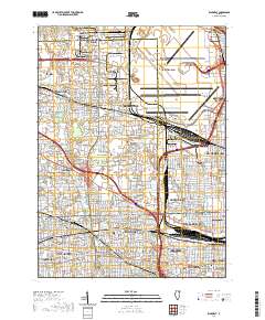 Elmhurst 2021 topographic map thumbnail