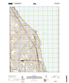 Evanston 2021 topographic map thumbnail