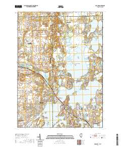 Fox Lake 2021 topographic map thumbnail