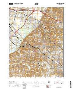 French Village 2021 topographic map thumbnail