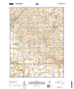 Gibson City East 2021 topographic map thumbnail