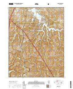Goreville 2021 topographic map thumbnail