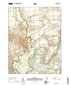 Grayville 2021 topographic map thumbnail