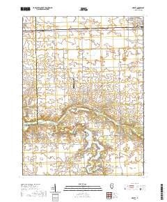 Gridley 2021 topographic map thumbnail