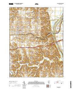 Griggsville 2021 topographic map thumbnail