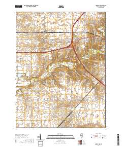 Harristown 2021 topographic map thumbnail