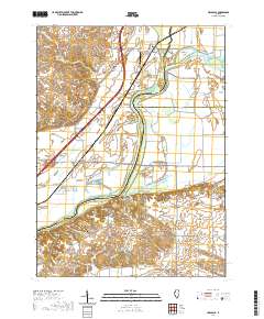 Hillsdale 2021 topographic map thumbnail