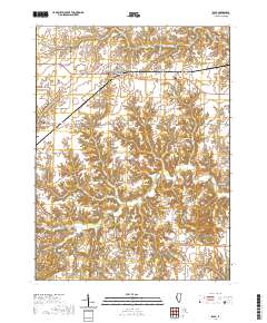 Ipava 2021 topographic map thumbnail