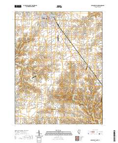 Jerseyville South 2021 topographic map thumbnail