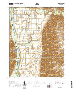 Kampsville 2021 topographic map thumbnail
