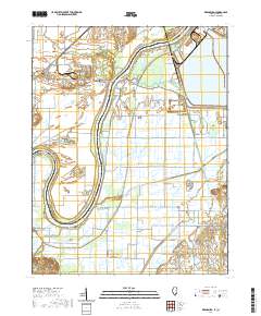 Keensburg 2021 topographic map thumbnail
