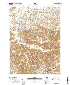 Kewanee North 2021 topographic map thumbnail