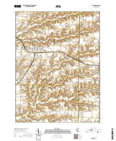 La Harpe 2021 topographic map thumbnail