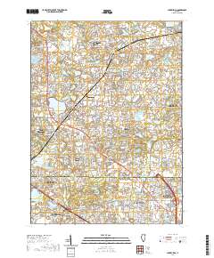Lake Zurich 2021 topographic map thumbnail