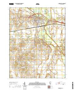 Lawrenceville 2021 topographic map thumbnail
