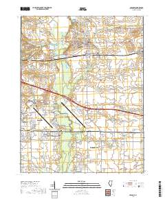 Lebanon 2021 topographic map thumbnail