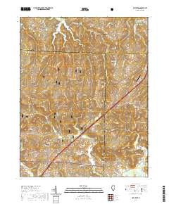 Lick Creek 2021 topographic map thumbnail