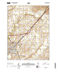 Lincoln East 2021 topographic map thumbnail