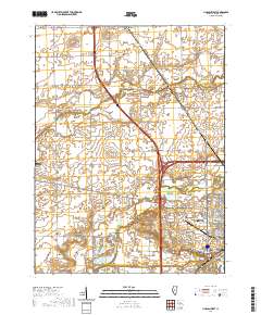 Lincoln West 2021 topographic map thumbnail
