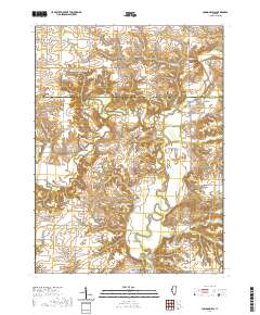 London Mills 2021 topographic map thumbnail