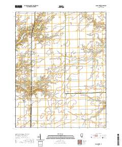 Loogootee 2021 topographic map thumbnail