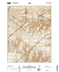 Mattoon East 2021 topographic map thumbnail