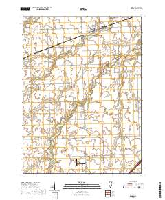 Mazon 2021 topographic map thumbnail
