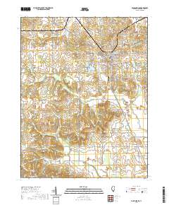 McLeansboro 2021 topographic map thumbnail