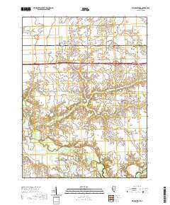 Mechanicsburg 2021 topographic map thumbnail