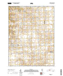 Metamora 2021 topographic map thumbnail