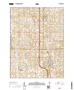 Minonk 2021 topographic map thumbnail