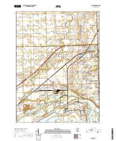 Minooka 2021 topographic map thumbnail