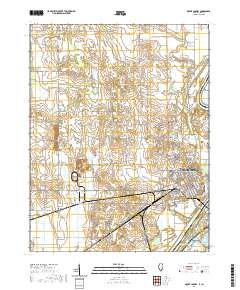 Mount Carmel 2021 topographic map thumbnail