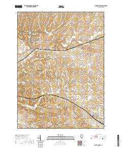 Mount Carroll 2021 topographic map preview