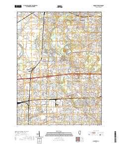 Naperville 2021 topographic map thumbnail