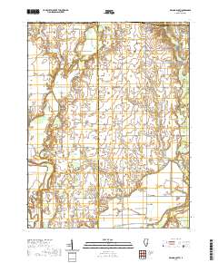 Oblong South 2021 topographic map thumbnail